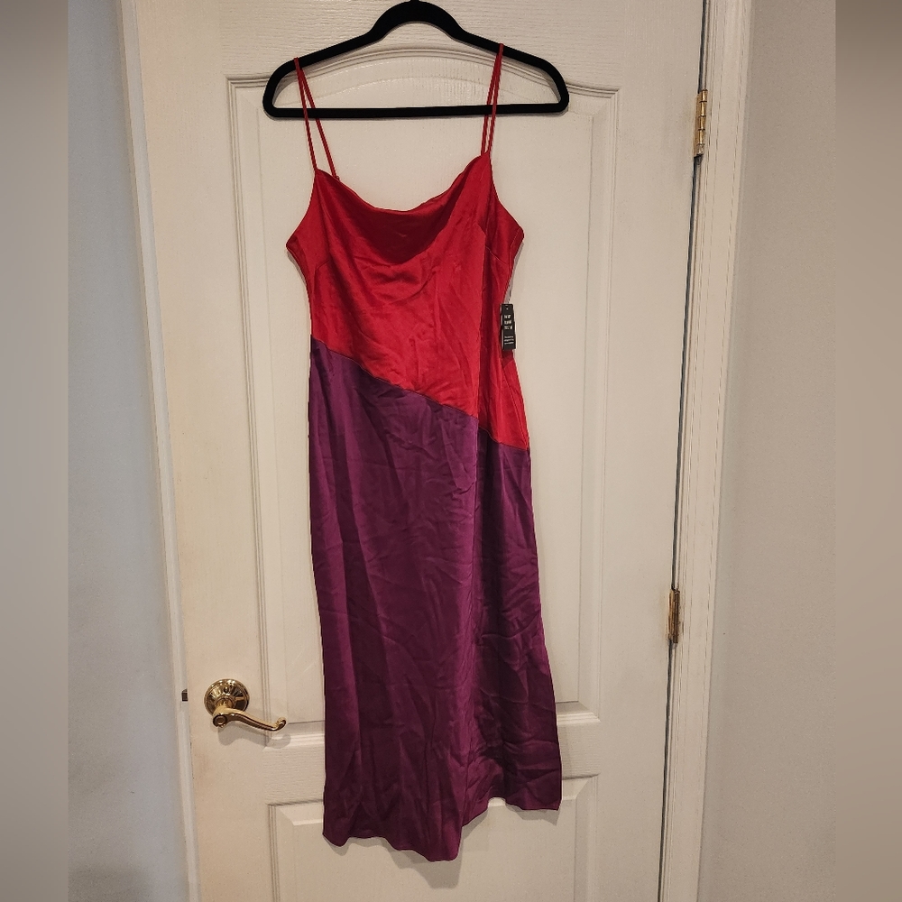NWT Express Two toned Slip dress